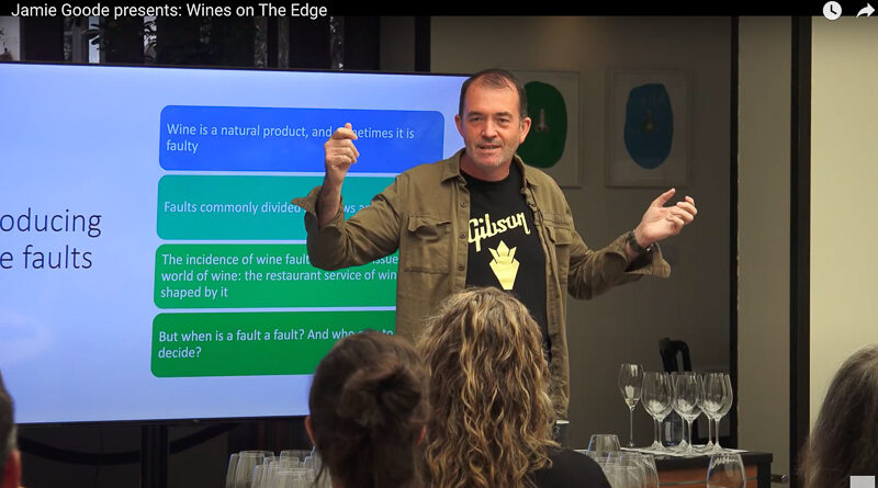 jamie goode wine faults lecture video