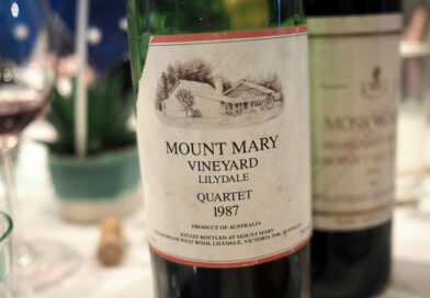 Tasting some great Australian wines at an Australia day lunch with colleagues