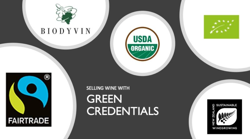 Do green credentials sell wine?