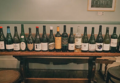 A brilliant wine dinner with friends at the Drapers Arms, with 15 interesting wines