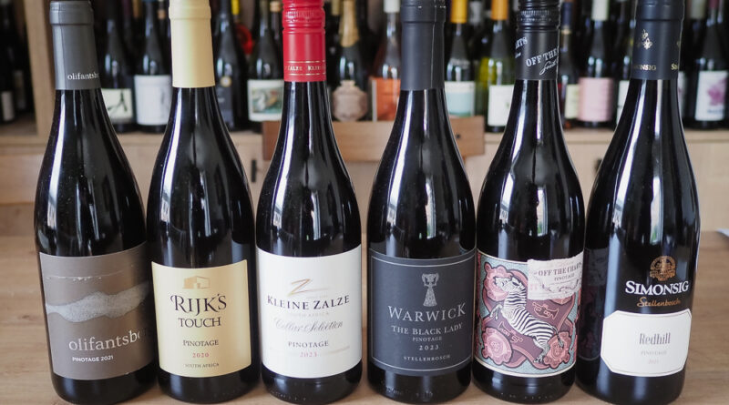 A Pinotage study, comparing six examples of this South African speciality