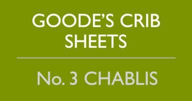 Goode’s crib sheets: Chablis