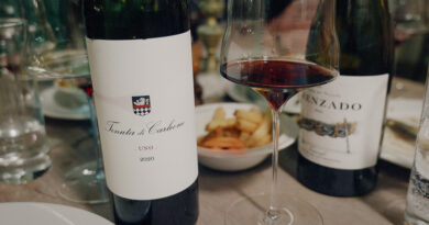 Four lovely wines at the Drapers Arms: Momento, Suertes, Rougeard, Corleone