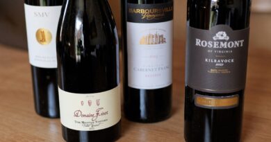 Four wines from Virginia in the USA
