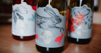 Three wines from a new producer in Oxfordshire (UK): Yew Tree Vineyard